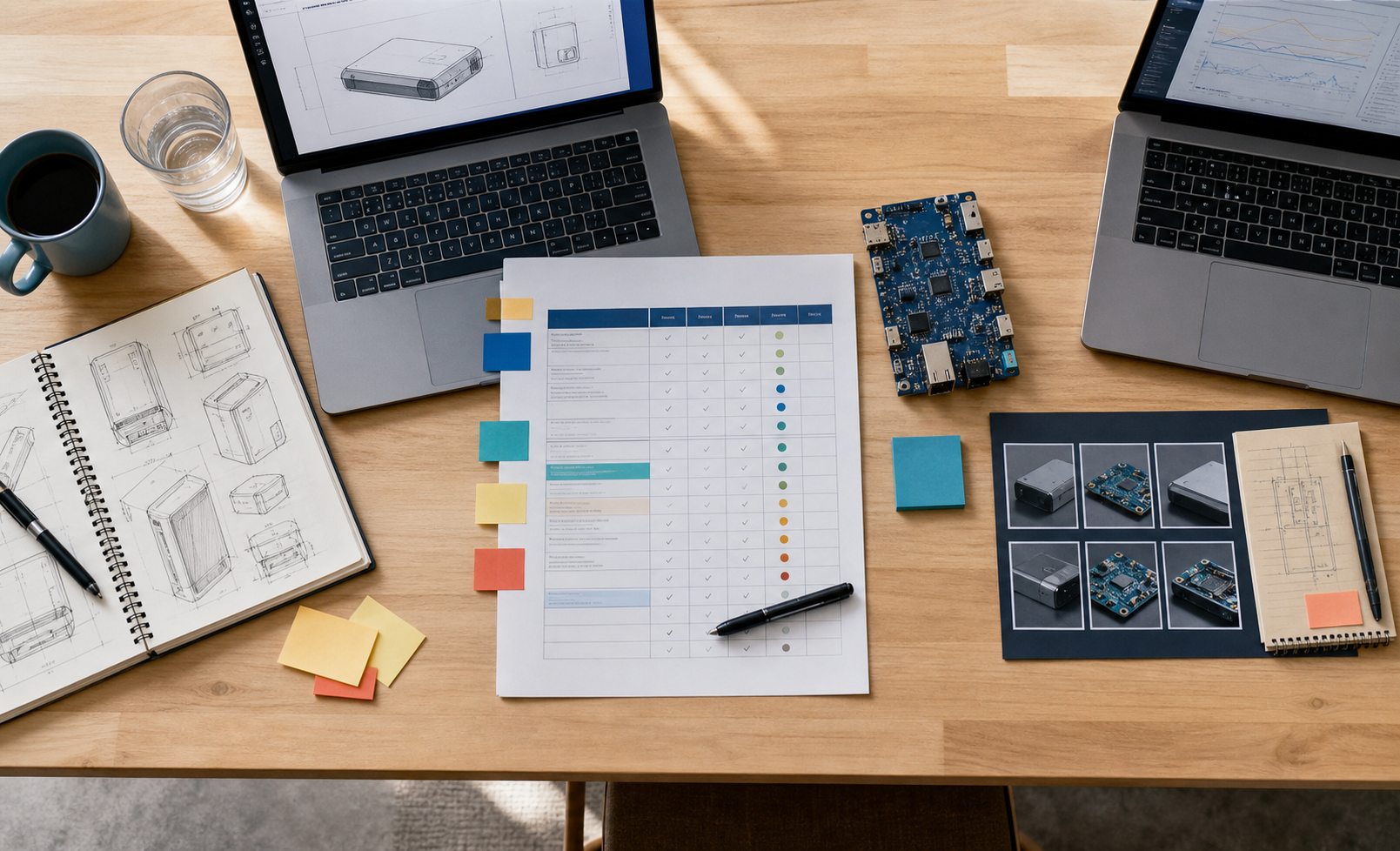 Planning materials for requirements, specifications, and delivery evidence