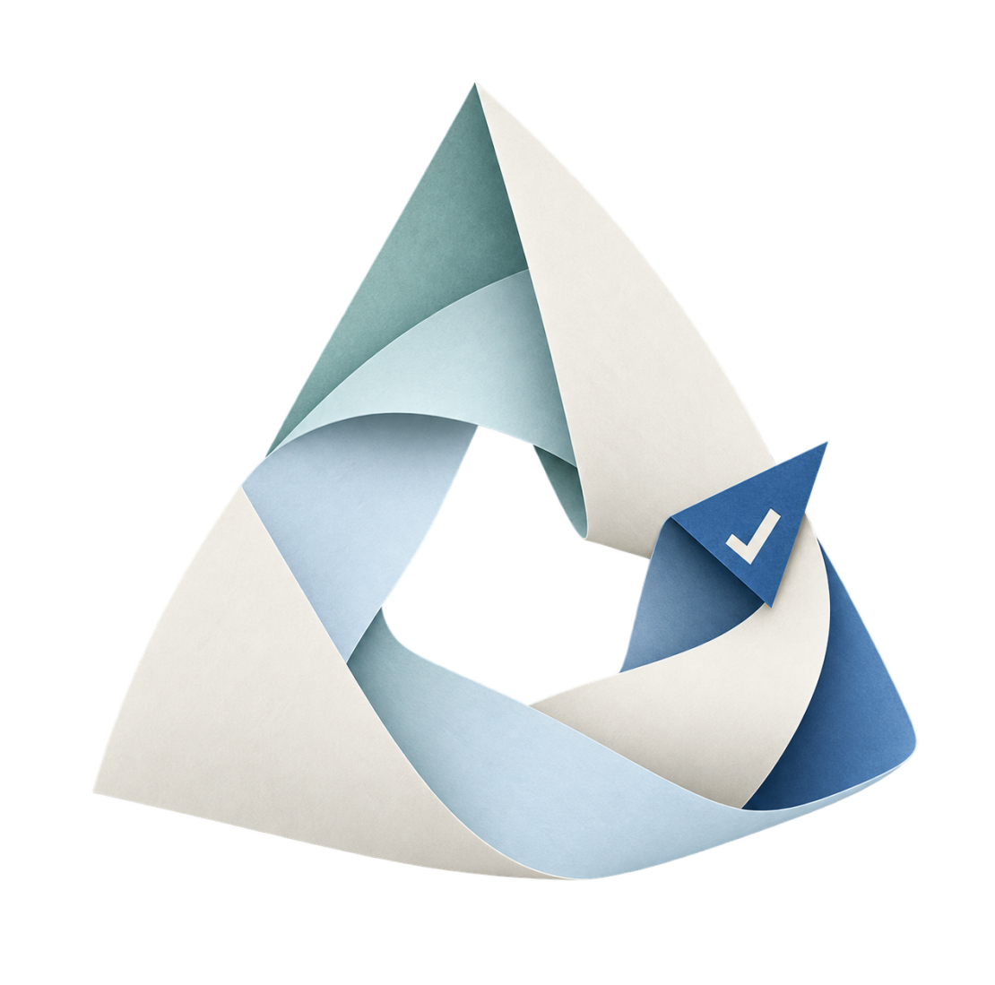 Interlocking paper forms support dependable operation